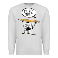 Dove Grey sponge bob Premium Sweatshirt - artisFamous