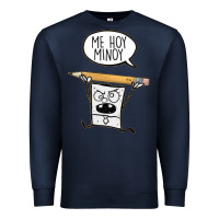 Navy sponge bob Premium Sweatshirt - artisFamous