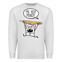 Oatmeal Heather sponge bob Premium Sweatshirt - artisFamous