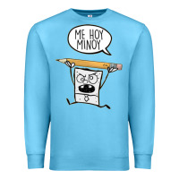Ocean Blue sponge bob Premium Sweatshirt - artisFamous