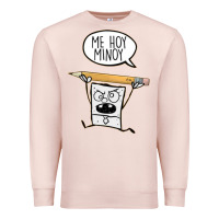 Pale Pink sponge bob Premium Sweatshirt - artisFamous