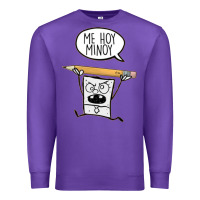 Purple sponge bob Premium Sweatshirt - artisFamous