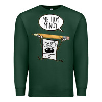 Sports Green sponge bob Premium Sweatshirt - artisFamous