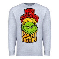 Heather Grey Maga Christmas Edition Premium Sweatshirt - artisFamous