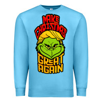 Ocean Blue Maga Christmas Edition Premium Sweatshirt - artisFamous