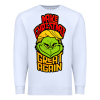 White Maga Christmas Edition Premium Sweatshirt - artisFamous
