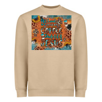 Mushroom all i need is a little bit of coffee and o whole lot of jesus Heavyweight Sweatshirt - JahusDesignShop