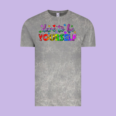 Western Dare To Be Yourself Lgbtq Vintage Tee Designed By Bundleandbundleshop