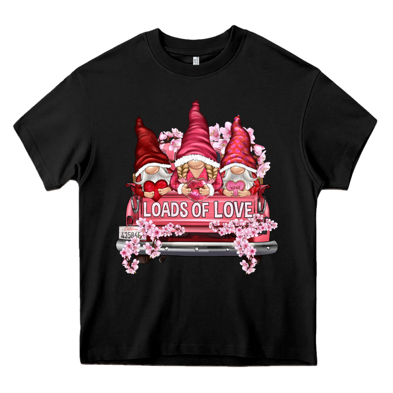 Loads Of Love With Flowers Valentine's Day Heavy Core Tee by HowdyJamesFarm | Teevron