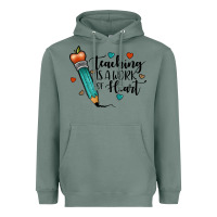 Sage teaching i̇s a work of heart Heavyweight Hoodie - JahusDesignShop
