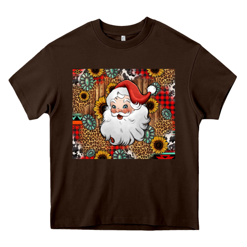Western Santa Claus Heavy Core Tee by Jasminsmagicworld | Teevron