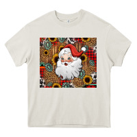 Cream western santa claus Heavy Core Tee - Jasminsmagicworld
