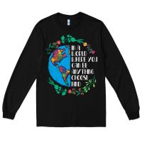 Black Autism Awareness Kindness Puzzle Earth Long Sleeve Tee - CowhideDigitalArt