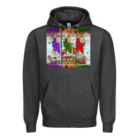 Charcoal Heather san judas happy  hallothanksmas Zipper Hoodie - JahusDesignShop