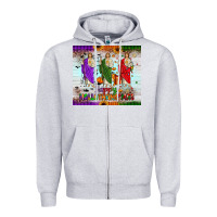 Heather Grey san judas happy  hallothanksmas Zipper Hoodie - JahusDesignShop