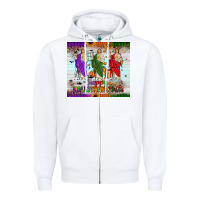 White san judas happy  hallothanksmas Zipper Hoodie - JahusDesignShop