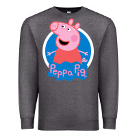 Charcoal Heather peppa pig Premium Sweatshirt - artisFamous