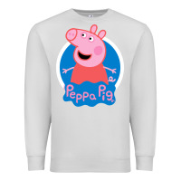 Dove Grey peppa pig Premium Sweatshirt - artisFamous