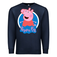 Navy peppa pig Premium Sweatshirt - artisFamous