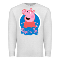 Oatmeal Heather peppa pig Premium Sweatshirt - artisFamous