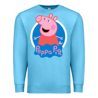 Ocean Blue peppa pig Premium Sweatshirt - artisFamous