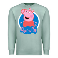 Seafoam peppa pig Premium Sweatshirt - artisFamous