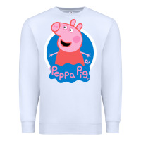 White peppa pig Premium Sweatshirt - artisFamous