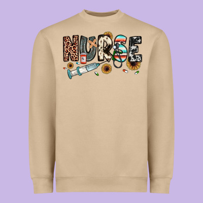 Nurse Heavyweight Sweatshirt Designed By Jahusdesignshop