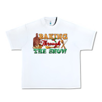 White baking through the snow Urban Heavy Tee - FaDigitalArtStudio