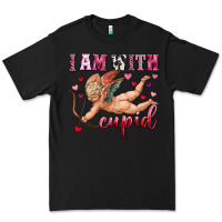 Black i am with cupid Premium Tee - OliviaCreatesArt