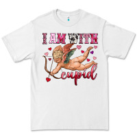 White i am with cupid Premium Tee - OliviaCreatesArt