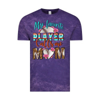 Cloud Purple My Favorite Player Calls Me Mom Vintage Tee - BundleAndBundleShop