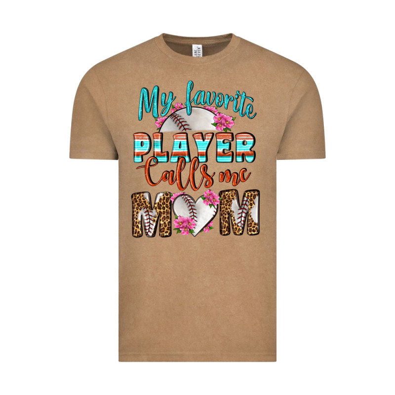 My Favorite Player Calls Me Mom Vintage Tee by BundleAndBundleShop | Teevron