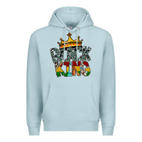 Blue Mist black king Premium Hoodie - SublimationCraftShop