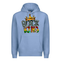 Colony Blue black king Premium Hoodie - SublimationCraftShop
