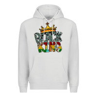 Dove Grey black king Premium Hoodie - SublimationCraftShop