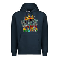 Navy black king Premium Hoodie - SublimationCraftShop