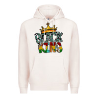 Pale Pink black king Premium Hoodie - SublimationCraftShop