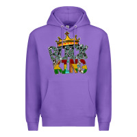 Purple black king Premium Hoodie - SublimationCraftShop