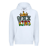 White black king Premium Hoodie - SublimationCraftShop