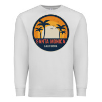 Dove Grey santa monica california Premium Sweatshirt - artisFamous