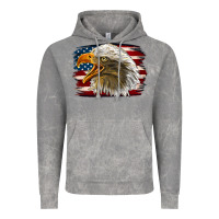 Cloud Rock Western American Flag Eagle Vintage Hoodie - LillyAllenDesigns
