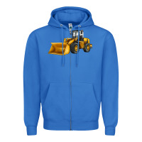 True Royal bulldozer Zipper Hoodie - JahusDesignShop