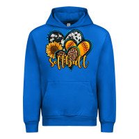 Cobalt softball hearts Urban Hoodie - Jasminsmagicworld