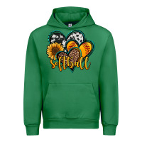 Emerald softball hearts Urban Hoodie - Jasminsmagicworld