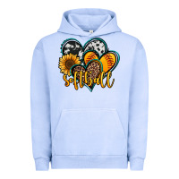 Pigment Grape Ice softball hearts Urban Hoodie - Jasminsmagicworld
