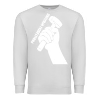 Dove Grey proletariat uprising revolution politics Premium Sweatshirt - artisFamous