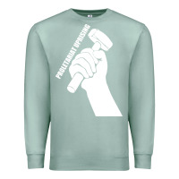 Seafoam proletariat uprising revolution politics Premium Sweatshirt - artisFamous