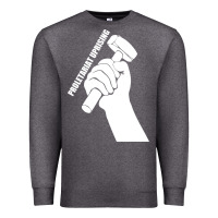 Charcoal Heather proletariat uprising revolution politics Premium Sweatshirt - artisFamous