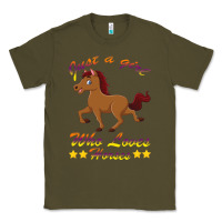 Army Green Just a girl who loves horses Classic Tee - Bettercallsaul
